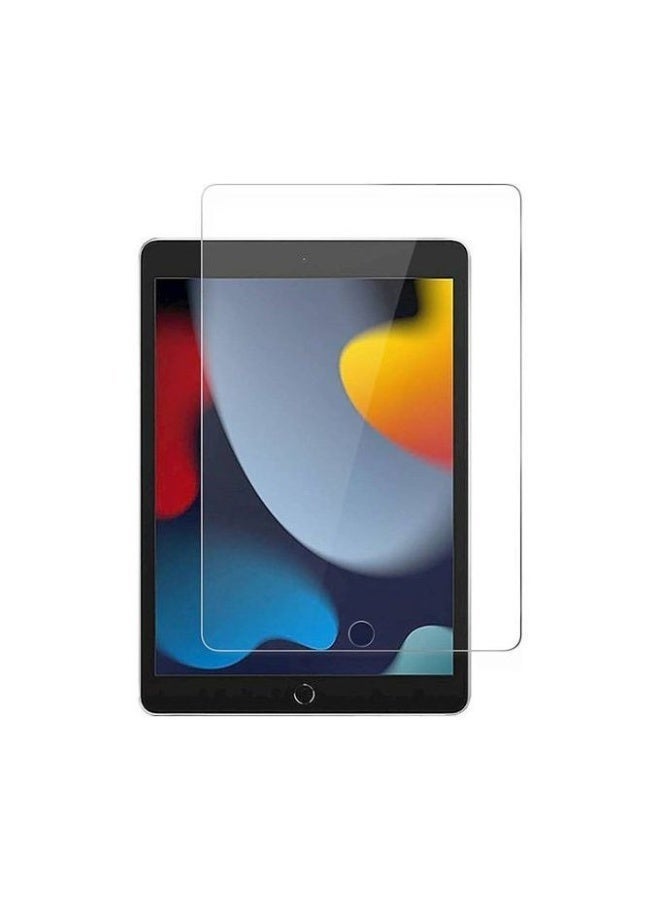 لاصقة حماية للشاشة من الزجاج المقوى لجهاز أبل آيباد (2019) بشاشة قياس 10.2 بوصات شفاف - Image 1